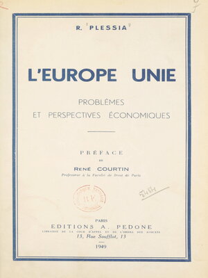 cover image of L'Europe unie